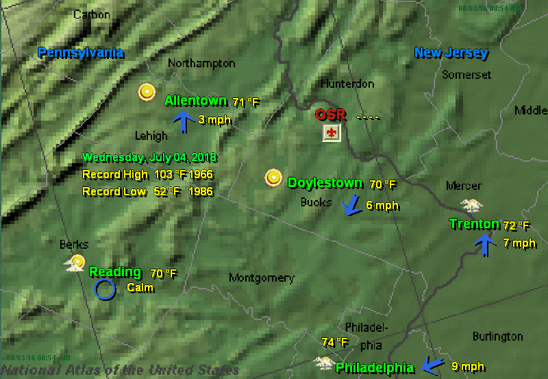 Current Regional Weather